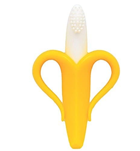 Banana Bendable Infant Teether and Toothbrush