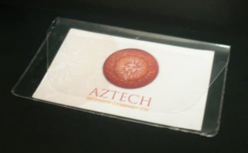 Self Adhesive Backed Business Card Windscreen Holder (CLEAR)