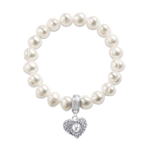 Justin Bieber Pearl Charm Bracelet