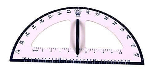 DRY ERASE MAGNETIC PROTRACTOR