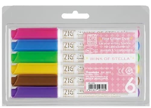 Zig Memory System Wink of Stella Glitter Pens - 6 Pack