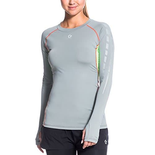 Gregster Pro Long Sleeve Women’s Running Top – Compression Top with Thumb Holes – Perfect for Running, Yoga, Hiking