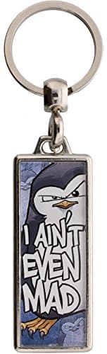 Psycho Penguin Why You Mad Tho? Keyring 2x5.4cm