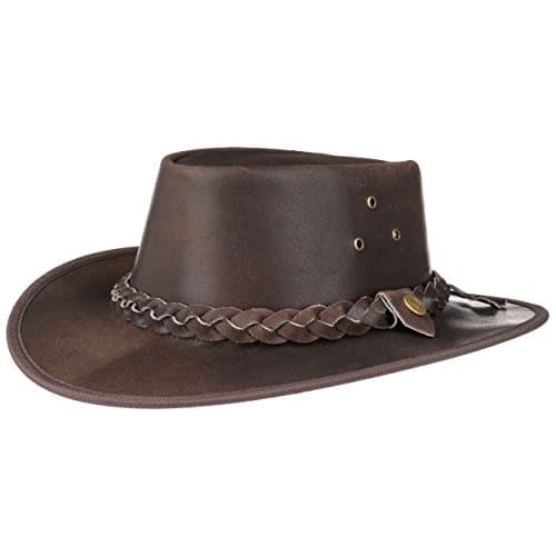 Hooley Leather Hat men´s hat cowboy hat
