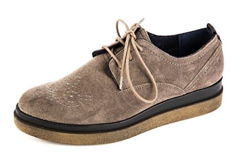 Wrangler Original Samples Women's Lace-Up Flats Grey Grey 5 UK Grey Size: 5 UK