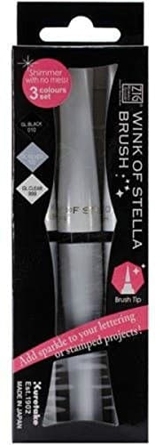 ZIG Memory System Wink of Stella Glitter Brush Set of 3 - Elegant