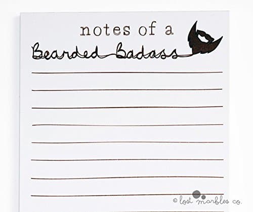 Lined Notepad - Notes of a Bearded Badass