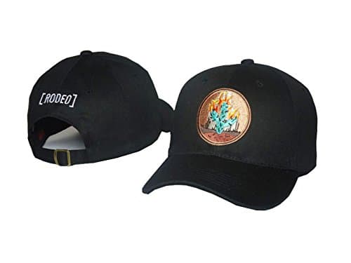 Hot Baseball Cap Men's Hip Hop Adjustable Cap(black)