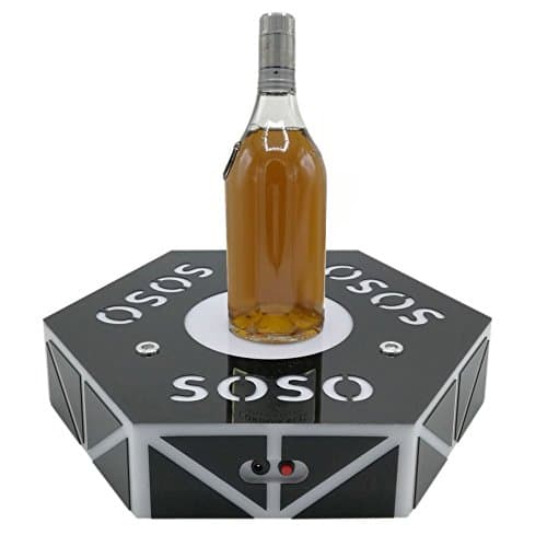 Flash Barware- Arylic Green Laser &amp;LED Bottle Glorifier /Bottle display /Bottle holder TCD-3212-G