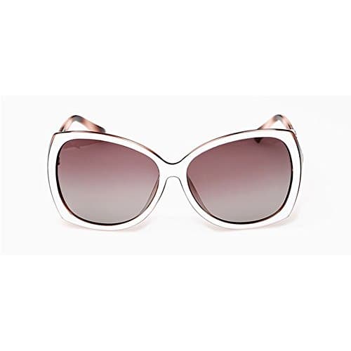 WANGWO Women's Gradient Polarized Sunglasses Full Frame UV Protection Ray Ban Big Lens Eyeswear