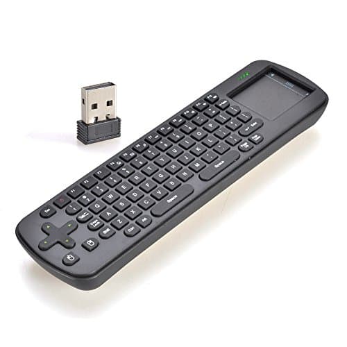 SATKITWireless Keyboard with Track Pad Measy RC12 for Mini IPC, Android TV, Media Center