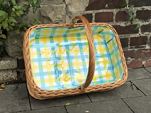 'Bright Willow Tray with Lining in friese Pattern "