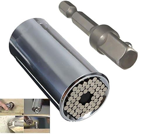 Universal Socket Wrench Ratchet Type Gator Grip Repair Tool 7-19 mm