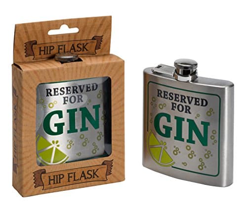 Reserved For Gin Hip Flask