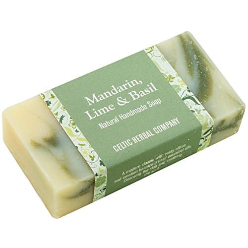 The Celtic Herbal Handmade Soap, Mandarin, Lime &amp; Basil