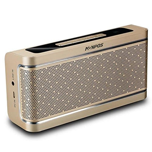 NWYJRF Wireless Bluetooth Speaker C5-1 Handsfree NFC Bluetooth Audio Mini Fashion Bluetooth Speaker Portable , Gold