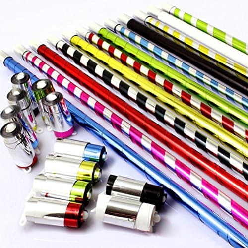 5 Pcs Flexible Wand Stick Magic Plastic Appearing Cane Toy by Sdetter