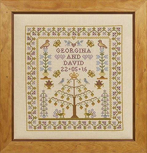 Wedding Tree of Life Sampler Cross Stitch Kit