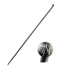 WS 14G SS STRAIGHT 266MM BLACK SPOKES