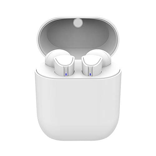 Upgraded Bluetooth 5.0 Wireless Earbuds, Bluetooth Headphones with 35 Hour Playtime Deep Bass HiFi 3D Stereo Sound, Built-in Mic Earphones with Portable Charging Case for Smartphones and Laptops