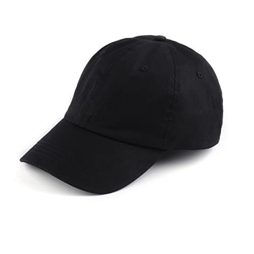 100% Cotton Plain Baseball Caps Unstructured Adjustable Men Women Hats