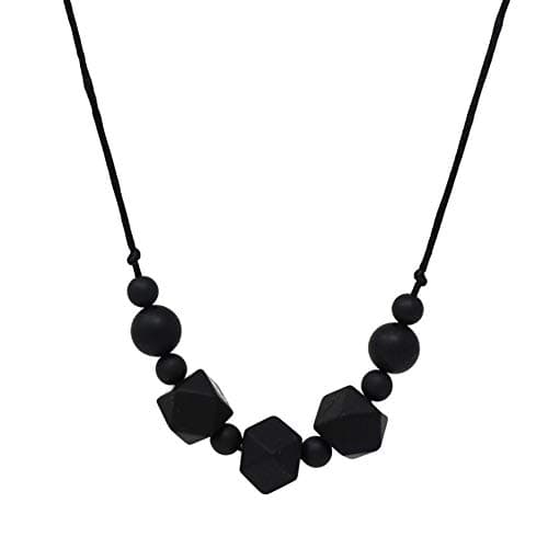 Meerkatto Teething Necklace, Simple (Black)