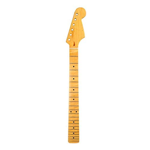 Durable Maple Wood Replacement Maple Neck Fingerboard Dot Fret Suitable for ST Strat Electric Guitar