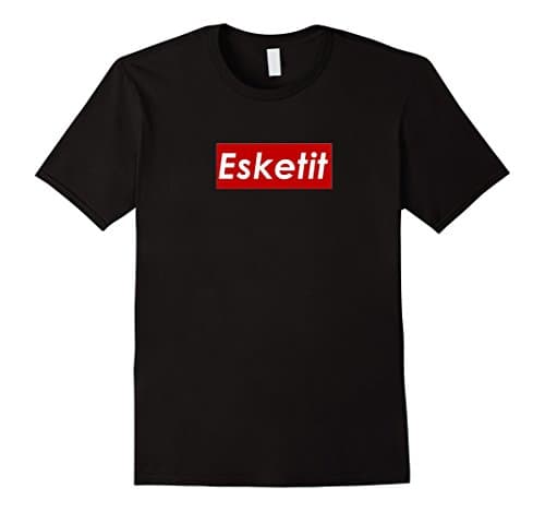 Mens Esketit T-Shirt Medium Black