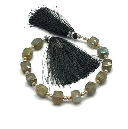 Beautiful Gemstone Labradorite Strand Size 8 mm Shape Box Cut Faceted Code-FL331