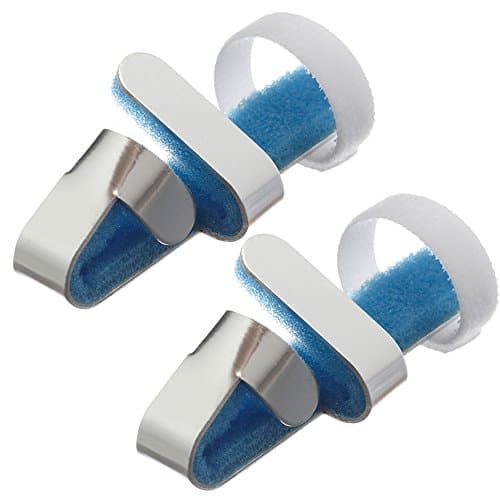 2 Pc Finger Splint Brace Bone Straightener Corrector Support Foam Pain Relief