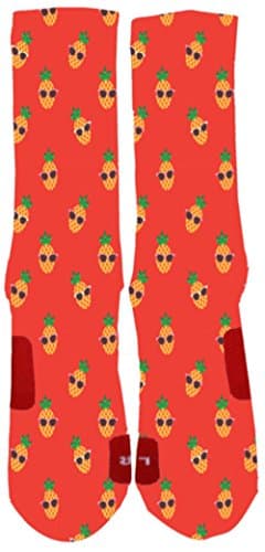 Funny Cute Custom Dri Fit Pineapple Elite Socks With Design