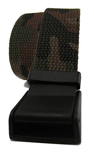 1.25" (32mm) "Fun Guy" Webbed Belt; Daily Use; No Metal; Security Friendly (Medium size 33-35, Classic Camouflage)