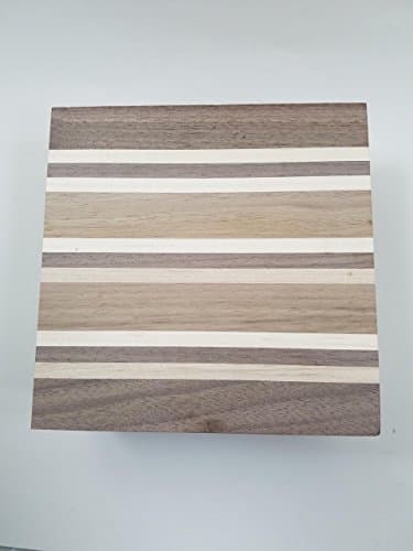 Egytree One Laminated Bowl Blanks Walnut/Maple Kiln Dried Lumber Wood Turning 6" X 6" X 3"