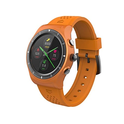 Smart Watch with 6 Sports Modes, a Mic, Camera, Bluetooth Music, Weather, Heart Rate Sensor, Barometer, GPS, Camera, Messaging and more