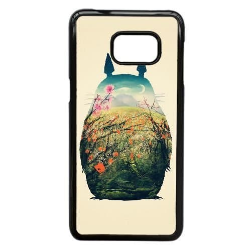 Durable Phone Case Samsung Galaxy S6 Edge Plus Cell Phone Case Black Dldos My Neighbour Totoro Plastic Durable Cover