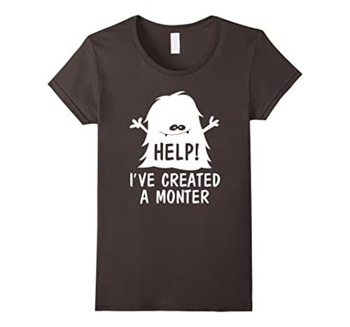 Women's Help! I've created a monster T-shirt Large Asphalt