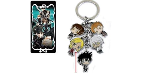 Psycho Pass Anime 5 in 1 metal keychain