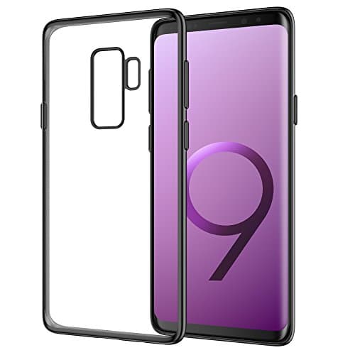 Galaxy S9 Plus Case, Snowpink Ultra Slim S9 Plus Case Shock Absorption Technology Bumper Soft TPU Anti-scratch Back Cover Case for Samsung Galaxy S9 Plus (2018) - Black