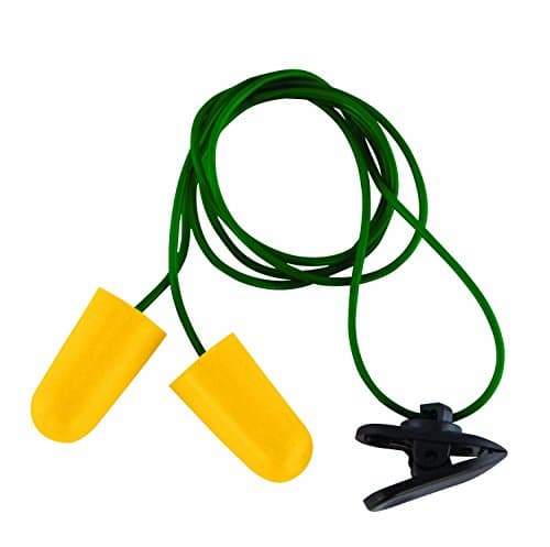 Hearing Protectors Ear Plugs 10 Pack with Retaining Clip for Shooting Range
