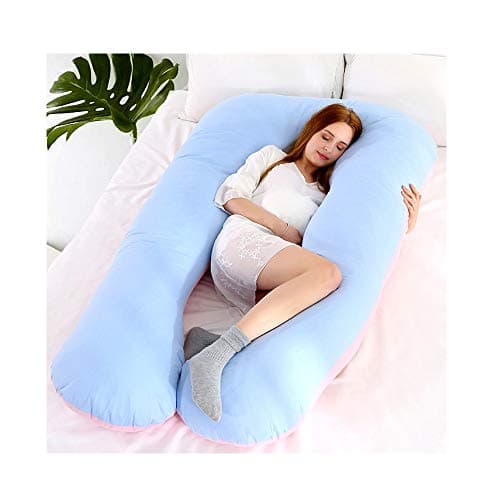 Argonv Full Body Pregnancy Pillow, Maternity Pillow Back Support U Shaped, Body Nursing Pillow Support Back/Neck/Head (A1)