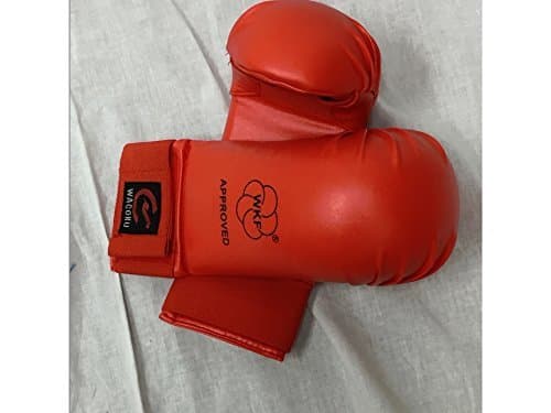 Wacoku WKF Approved Elastic Closure Karate Gloves Mitts