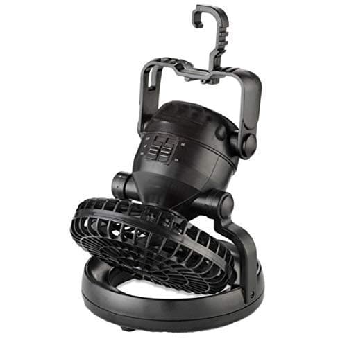 Koojawind LED camping lantern, Portable LED Camping light with Ceiling Fan, LED Flashlight Ceiling Fan for Outdoor Hiking, Camping, Fishing, Outages and Emergencies Tent