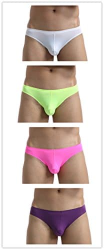 Botoni Men's Traceless Smooth Mini Briefs Underwear(3-pack)(4-pack)(7-pack)