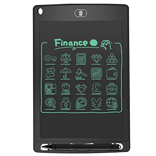 Jaiconfiance 8.5-inch LCD Writing Tablet Electronic Writing Board Portable Digital Handwriting Pad for Kids in Cars Kids Room School (Color : Black)