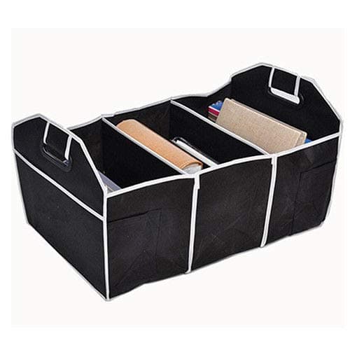 Roy Foldable Car Auto Back Rear Trunk Seat Big Storage Bag Pocket Cage Organizer for Ford Fusion