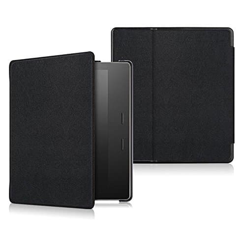 Slim Case for All-New Kindle Oasis (9th Generation, 2018 Release) - Premium Ultra Lightweight Shell Cover with Auto Wake/Sleep for Amazon Kindle Oasis E-reader Case, Black
