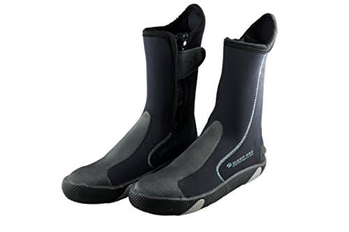 Deep See Man Safe Sole Zipper Dive Boots-5, 5mm