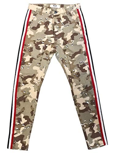 NXP Mens Sergeant Camoflage Varsity Striped Pants
