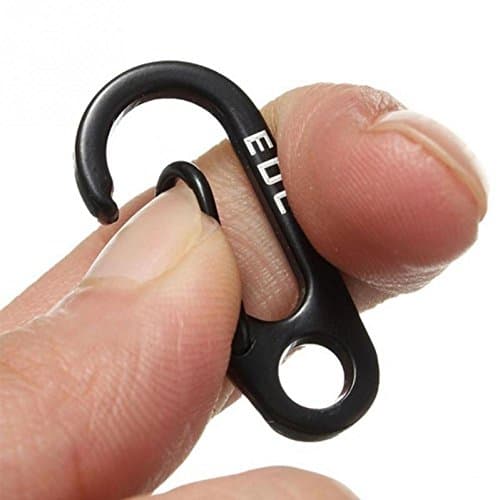 Single Night Outdoor Camping Climbing Tools Carabiner Mini D Shape Carabiner Hook Universal Mountaineering Buckle Engaging Buckle