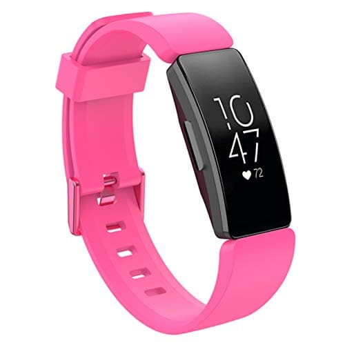 REPOO Compatible Fitbit Inspire/Fitbit Inspire HR Watchstrap, Soft Silicone Sports Bands Adjustable Bracelet Replacement Accessories Wristlet for Fitbit Inspire/Inspire HR